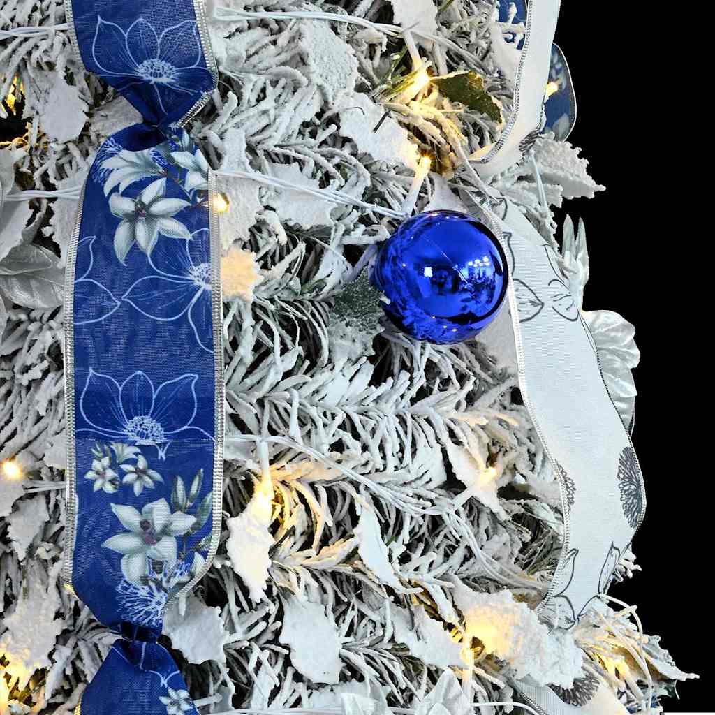 Artificial Christmas Tree with 200 LEDs Green 210 cm PVC